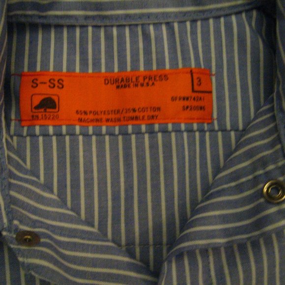 ✈️ Eastern Airlines Vintage Ramp Uniform Shirt Small - Picture 5 of 5